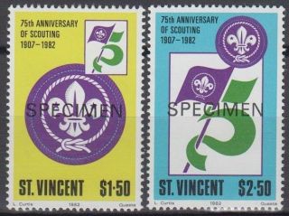Specimen,  St.  Vincent Sc650 - 1 Scouting Year photo