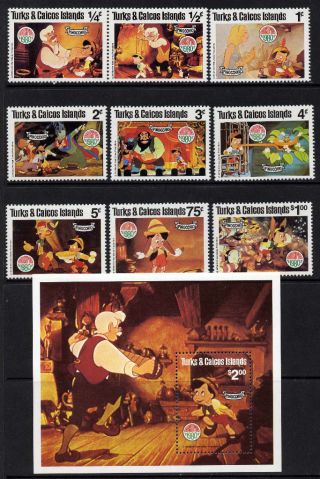 Turks & Caicos 442 - 51 Disney,  Christmas,  Pinocchio photo