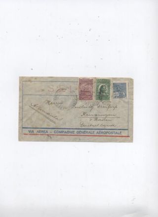 Brazil 1930 Airmail Cover To Germany photo