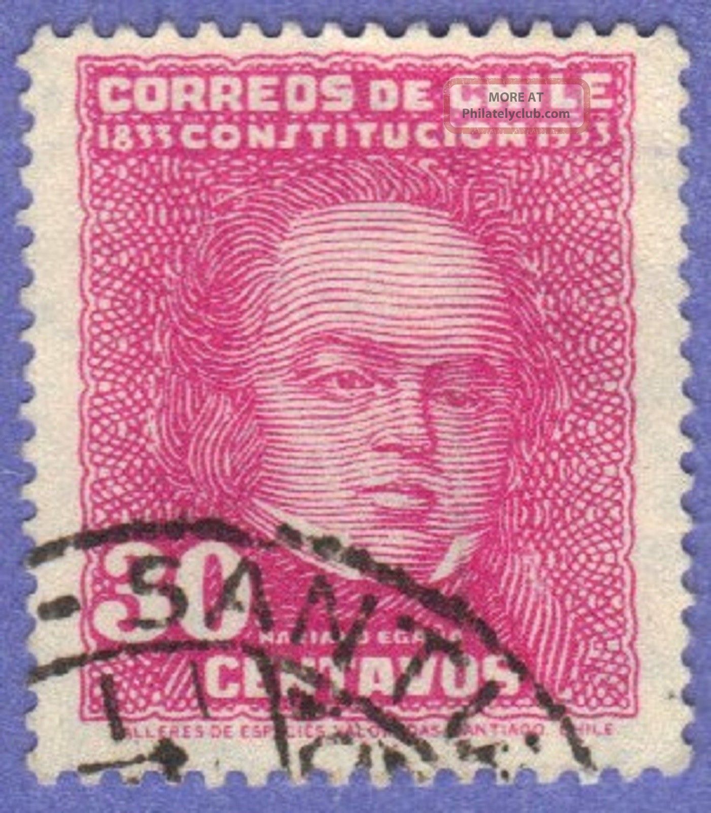 Chile Stamp Scott 183 Stamp See Photo Latin America photo