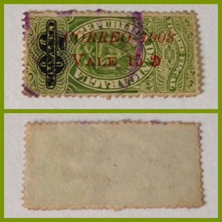 Nicaragua 50c With 1908 15c Opt Correo 8908 Good As Per Scans photo