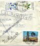 Rosario1983 Registered Inflation Rate Flowers & Oil Returned - Sender Airmail Latin America photo 1