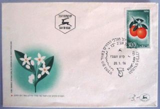 Israel Event Cover Mediterranean Agriculture Fdc Day Issue Cachet Post Tel Aviv photo