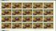 Qatar 1965 Fish 5np Complete Sheet Of 20 Qatar & Value Printed Both Side Middle East photo 1