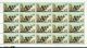 Qatar 1965 Fish 2np Complete Sheet Of 20 Qatar & Value Printed Both Side Middle East photo 1