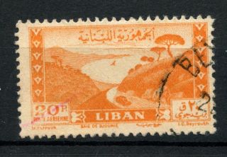 Lebanon 1948 Sg 404,  20p Air Jounieh Bay A38998 photo