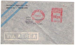 Argentina - Aeroposta Argentina Airmail - Jun 1950 - Buenos Aires - Ushuaia photo