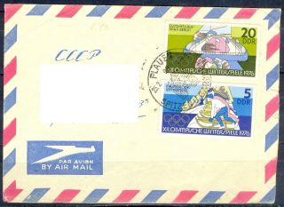 K264 - Postal Cover.  Post From Germany To Cccp Russia.  Sports.  Olympic. photo