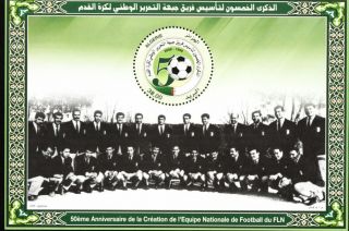 Algeria - 2008 - Soccer Team,  Scott 1429 - Souv Sheet photo