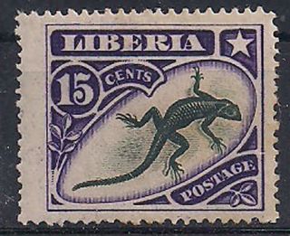 Liberia - 1906 Wildlife Mlh - Vf 97 photo