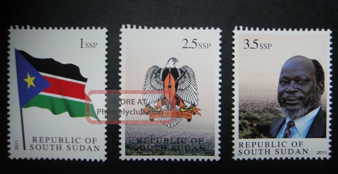 South Sudan 2011 Independence Flag President Arms (error Unissued) Very Rare Topical Stamps photo