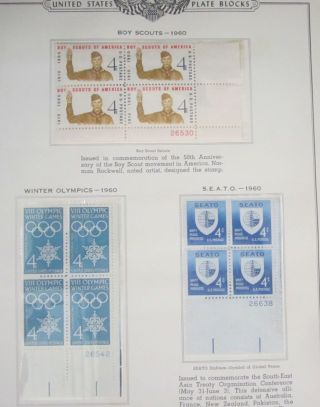 Plate Block Stamp Sheet Boys Scouts,  Olympics,  Seato 1960 photo