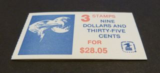 Bk140b 1909a 1983 $9.  35 Eagle & Moon Express Mail Complete Booklet 28.  05 photo