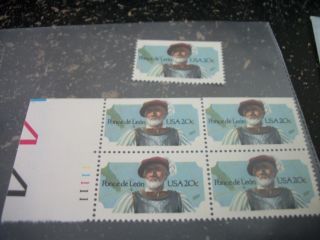 Scott 2024 Plate Block With An Additional 2024 Stamp photo