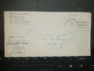 Apo 929 Port Moresby,  Guinea 1943 Wwii Army Cover 8th Fighter Sqdn 49th Gp photo
