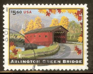 U.  S.  4738 $5.  60 Arlington Green Bridge Ng 2013 High Value Priority photo
