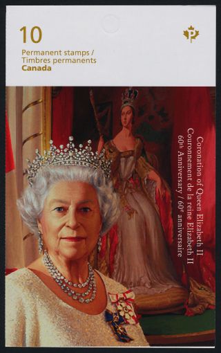Canada 2644a Booklet Queen Elizabeth 60th Anniversary Of Coronation photo