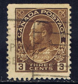 Canada 108as (11) 1918 3 Cent Brown George V Booklet Single Cv$15.  00 photo