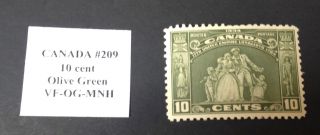 Canada Stamp 209 Vf photo