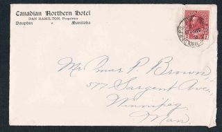 1913 Canadian Northern Hotel Of Dauphin Manitoba Dan Hamilton Prop Cover photo