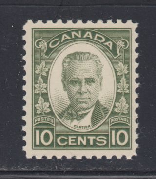 Canada 190 1931 Vf 10¢ Dark Green George Etienne Cartier Issue Scv $30.  00 photo