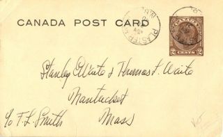 Canada Plaster Rock Brunswick 1940 Postmark On Card photo