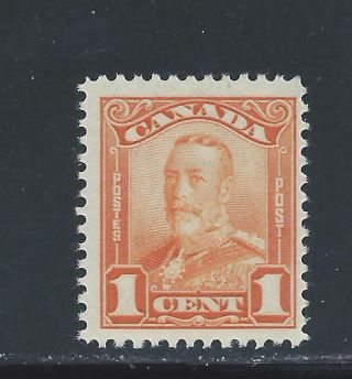 King George V Scroll Issue 1 Cent Orange 149 Nh photo