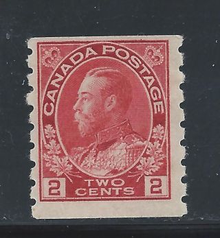 King George V Admiral Coil 2 Cents Carmine 127 Mh photo