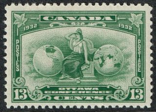 Canada,  1932,  13c Green,  ' Ottawa Conference ',  Unmounted,  Sg 317 photo