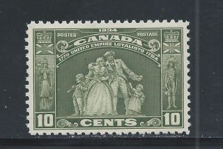 The Loyalists 10 Cents Olive Green 209 Nh photo