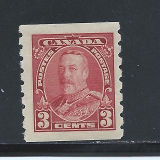 King George V Pictorial Coil 3 Cents 230 Nh photo