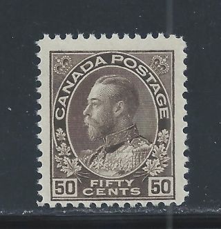 King George V Admiral 50 Cents Brown 120 Nh photo