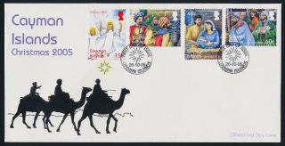 Cayman Islands 948 - 51 On Fdc - Christmas,  Angels,  Three Kings,  Shepherds photo