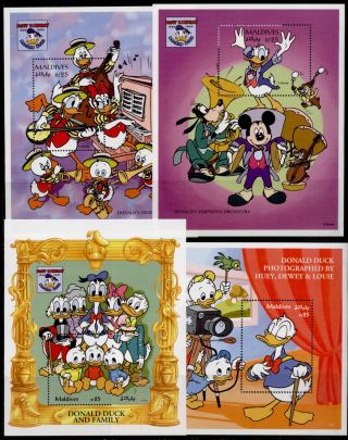 Maldives 2061 - 4 Disney,  Donald Duck 60th,  Music,  Movies photo