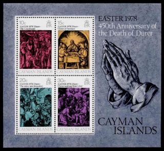 Cayman Islands 399a Art,  Durer,  Easter photo