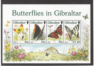 Gibraltar 731a Souvenir Sheet photo