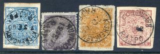 India (kishangarh) : 1899 - 1901 Four Values Sg 26a,  28,  30 & 31/b (cat £15+) photo
