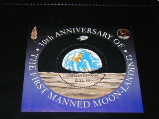 Postage Stamp - 30th Anniversary Of First Manned Moon Landing Caymen Islands photo