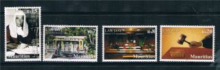 Mauritius 2012 Law Day 4v Issue photo