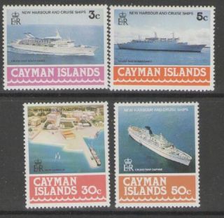 Cayman Islands Sg441/4 1978 Harbour & Cruise Ships photo