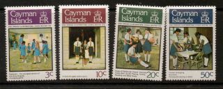 Cayman Islands Sg464/7 1978 Girls Brigade photo