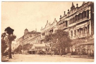 Burma Rangoon Phayre Street Postcard Tavoy To Usa 1920 India Stamp Cover photo