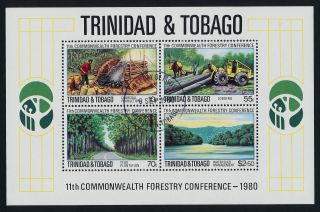 Trinidad & Tobago 336a Forestry,  Charcoal Production photo