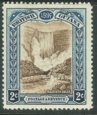 British Guiana 1898 Brown/indigo 2c Sg217 photo