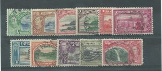 Trinidada & Tobago - 1938 To 1944 - Sg246 To Sg248a & Sg249a To Sg254 Cv £ 6.  35 photo