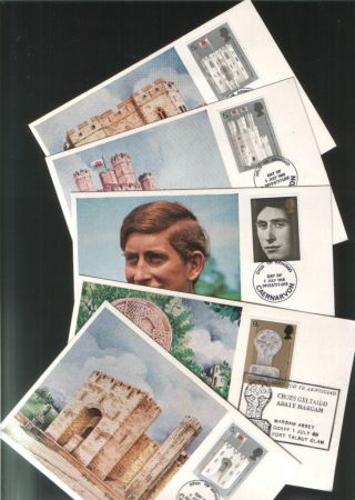 1969 Investiture Cameo Maxi - Cards Fdcs Margam Abbey Sp Pmk Lovely photo