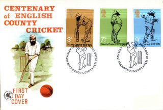 16 May 1973 County Cricket Wessex First Day Cover Lords London Nw Shs photo