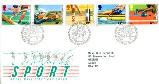 15 July 1986 Commonwealth Games Royal Mail First Day Cover Bureau Shs (w) photo