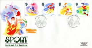 22 March 1988 Sport Royal Mail First Day Cover Appropriate Wembley Shs (w) photo