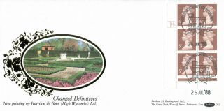 26 July 1988 5p Definitive Value Cyl Benham D73 First Day Cover Windsor Shs photo